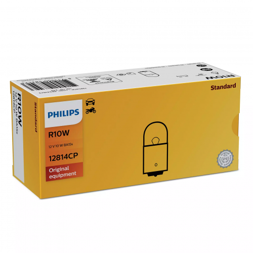 Лампа Philips R10W 12В 10Вт 12814CP