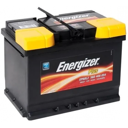 Аккумулятор автомобильный Energizer Plus 60 А/ч 540 А обр. пол. EP60L2 (242x175x190)
