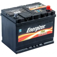 Аккумулятор автомобильный Energizer Plus 68 А/ч 550 А обр. пол. EP68J Азия авто (261x175x220)