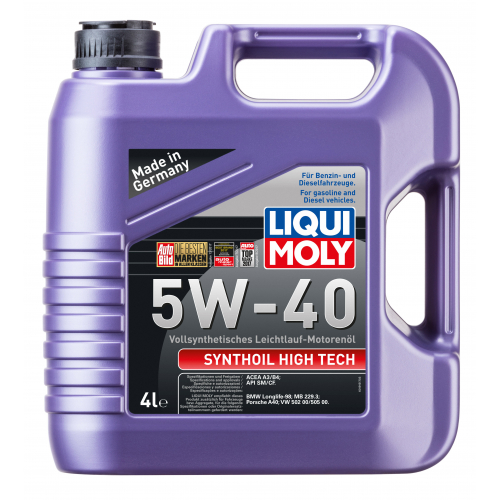 Моторное масло LIQUI MOLY Synthoil High Tech 5W-40 4л.