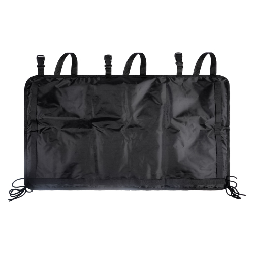 Органайзер на спинку заднего сиденья, 1/1, цельный с карманами, цвет черный