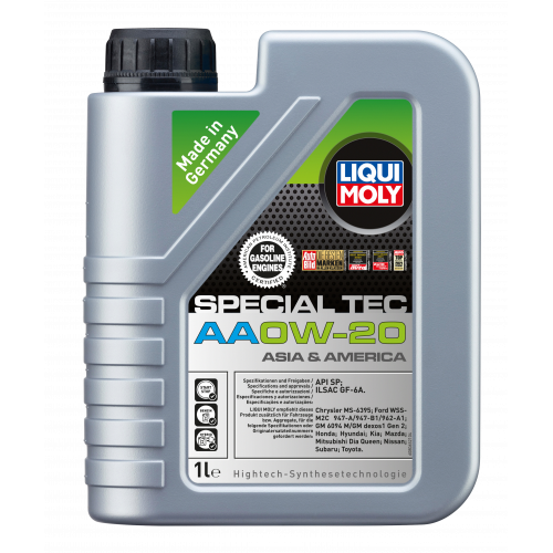 Моторное масло LIQUI MOLY Special Tec AA 0W-20 1л.