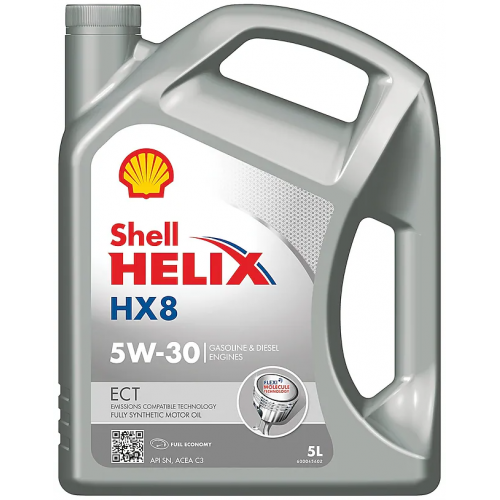Моторное масло SHELL Helix HX8 ECT 5W-30, 5 л.
