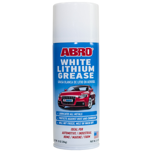 Смазка-спрей белая литиевая ABRO LG-380, 284 гр