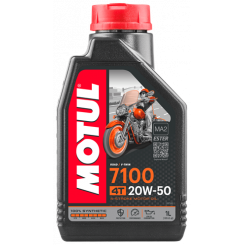 Масло MOTUL 7100 20W50 4T ROAD/OFF-R. 4л