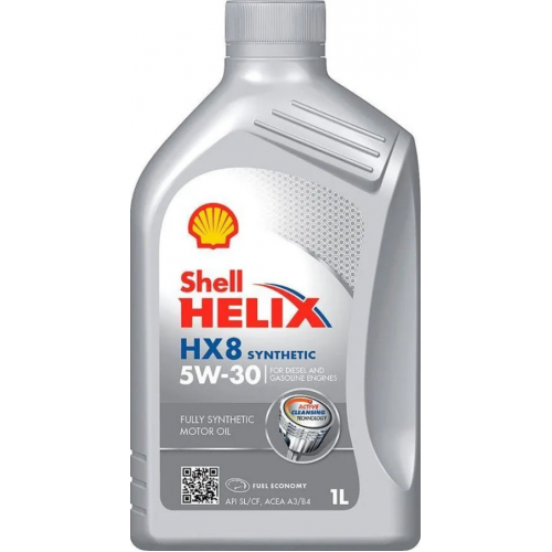 Моторное масло Shell HELIX HX8 SYNTHETIC 5W-30 1л.